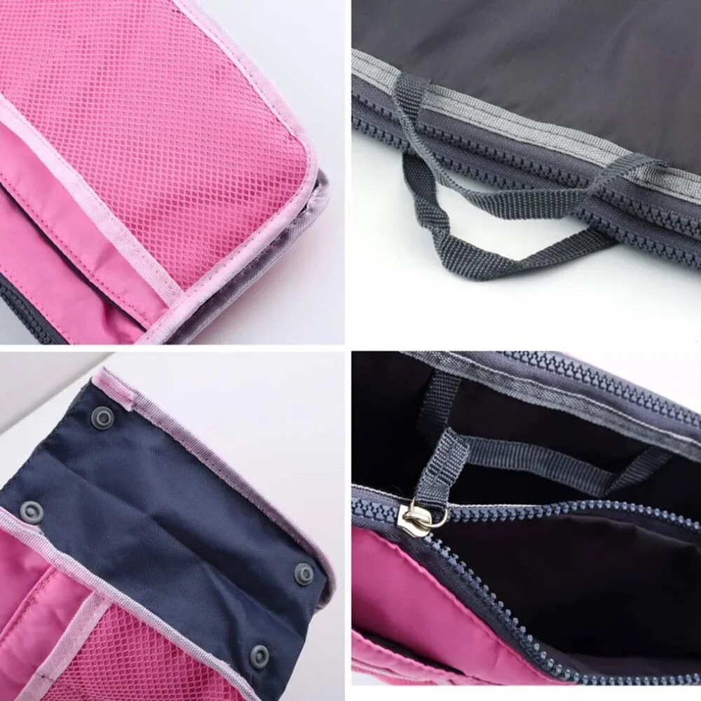 Purse Organizer Insert -Cosmetic Case / Make-up Holder - Pink - NWT